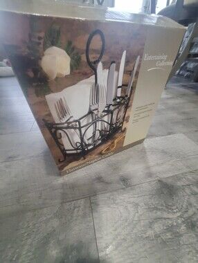 Entertaining Collection Napkin And Silverware Caddy